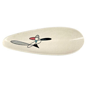 Vintage MCM Metlox Poppytrail Freeform California Narrow Asparagus Serving Dish